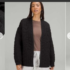 NWT Lululemon Insulated Jacquard Cardigan.